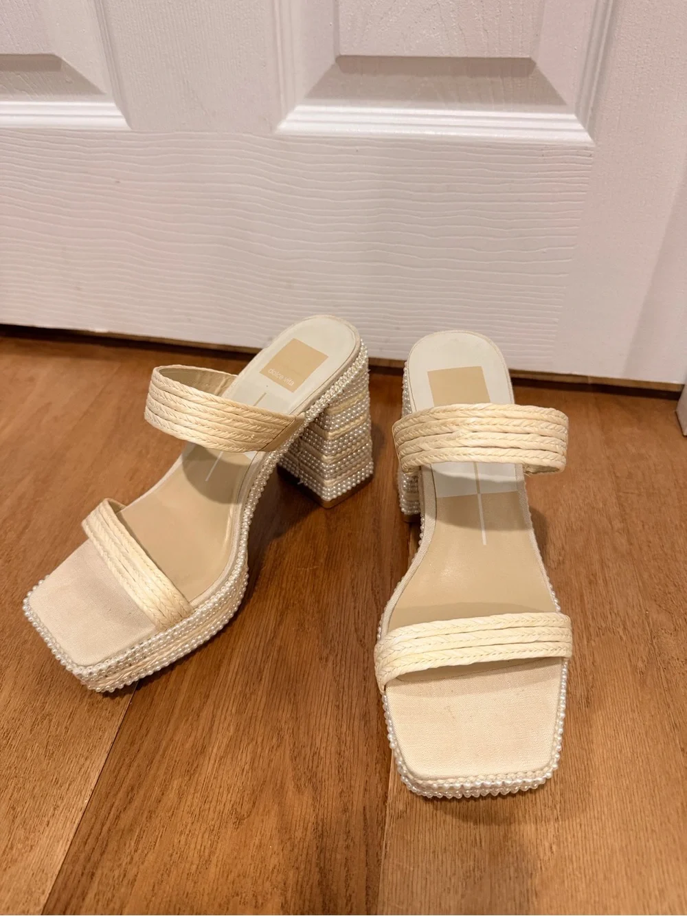 Dolce Vita Alani Faux Pearl Heels